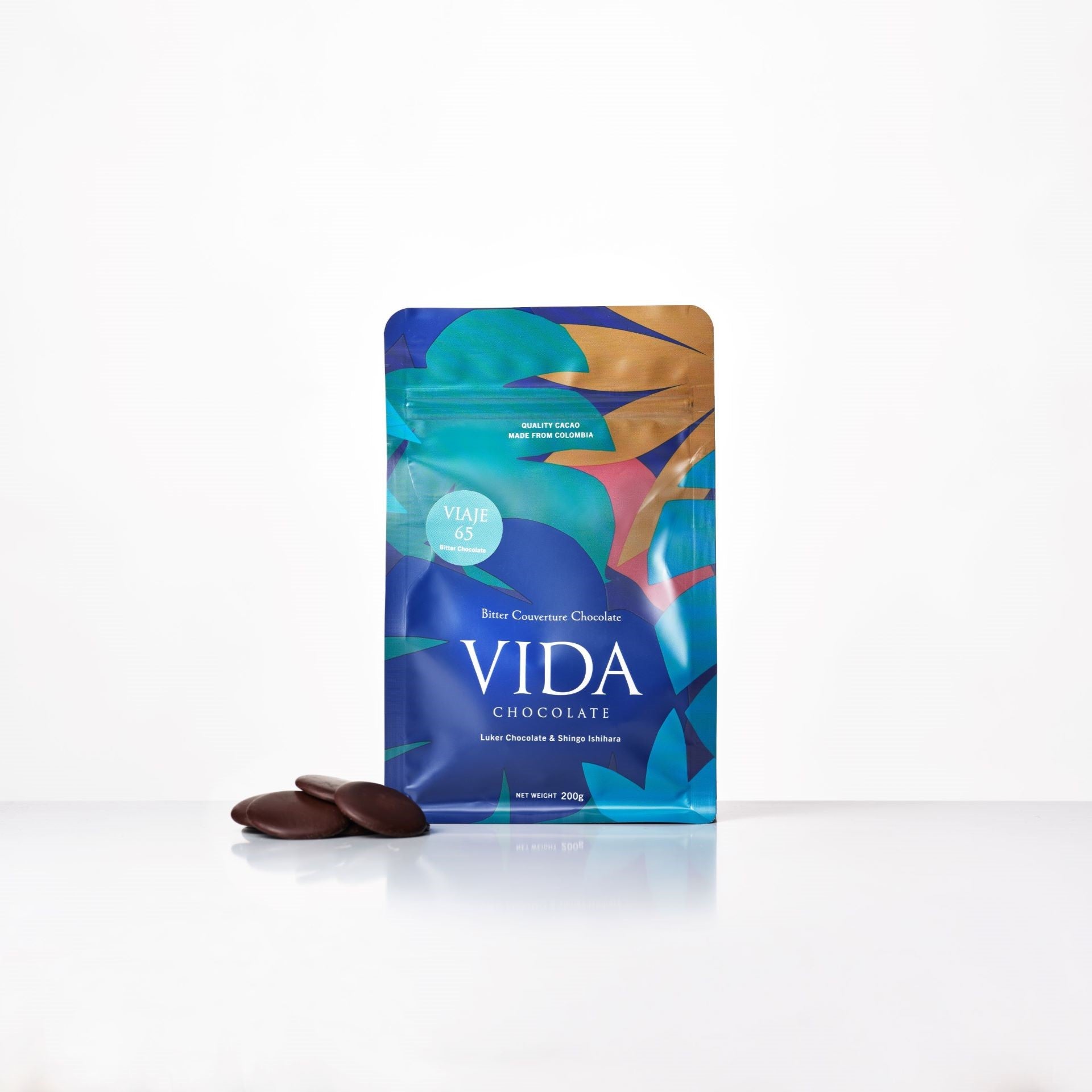 クーベルチュール ビター VIAJE65%(1kg×10pc)